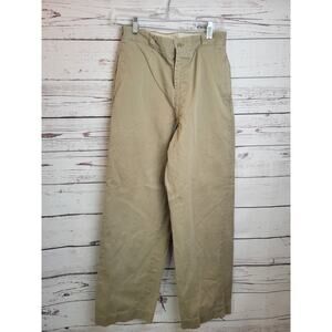 US Army Trousers Khaki Military Officer Uniform Combat Pants Men's Size 30x31